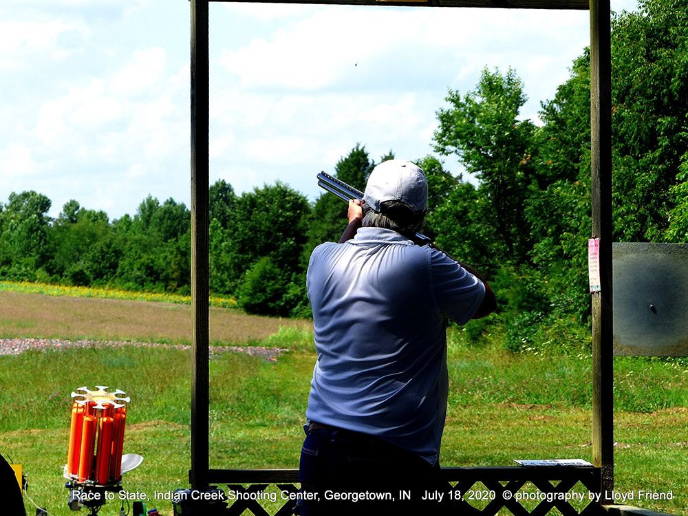 Shooter at Indian Creek Shooting Center